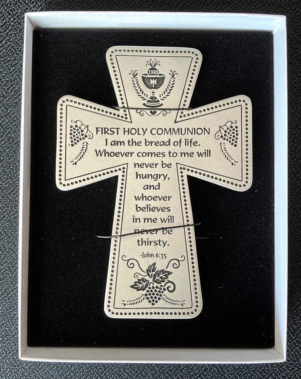 First Communion: Pewter Cross [1]